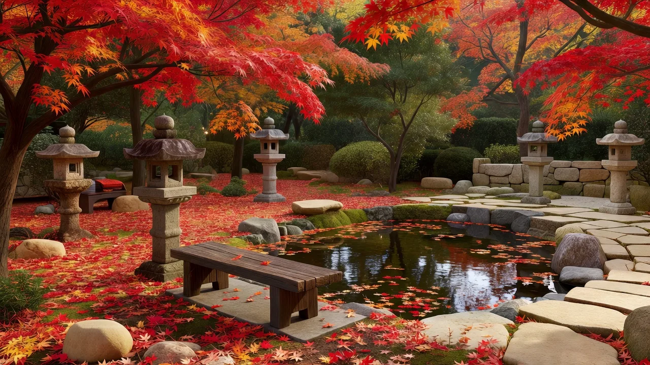秋の庭